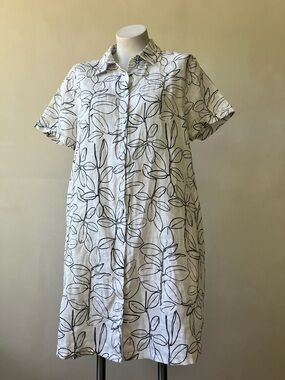 Cynthia Rowley | Linen Floral Shirt Dress